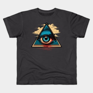 Illuminati Eye Kids T-Shirt